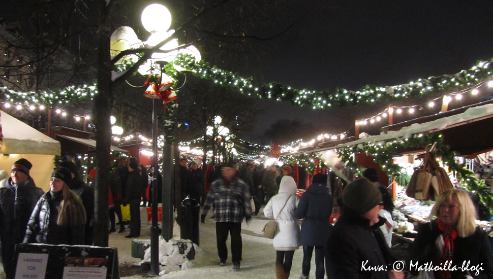 Joulumarkkinat Kungsträdgårdenissa 2012. Kuva: © Matkoilla-blogi