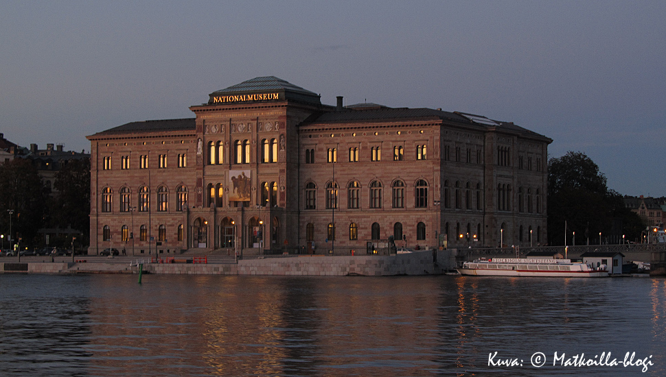 Tukholma: Nationalmuseum syysiltana. Kuva: © Matkoilla-blogi