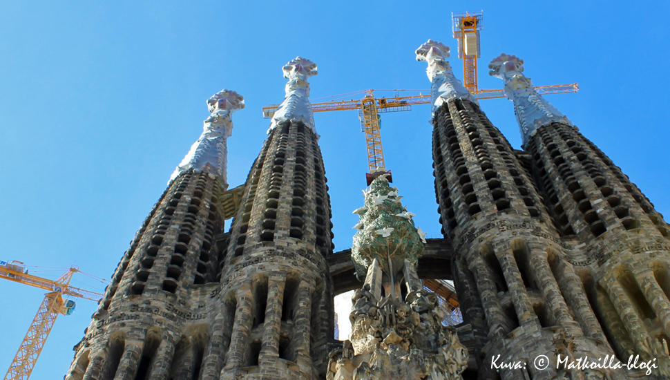 Barcelona - Sagrada Familian tornit. Kuva: © Matkoilla-blogi
