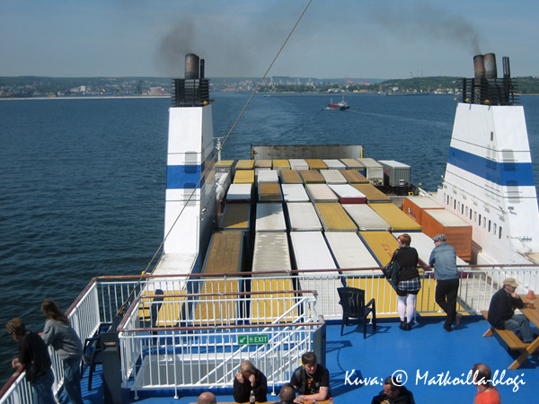 Gdynia jää taakse. Kuva: © Matkoilla-blogi