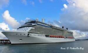 Kotimme seuraavan viikon ajan Karibialla, Celebrity reflection. Kuva: © Matkoilla-blogi