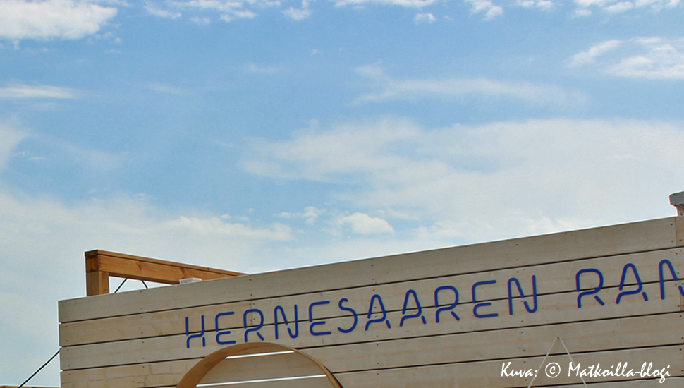 Hernesaaren ranta - uutta elämää rantaan - Matkoillablogi