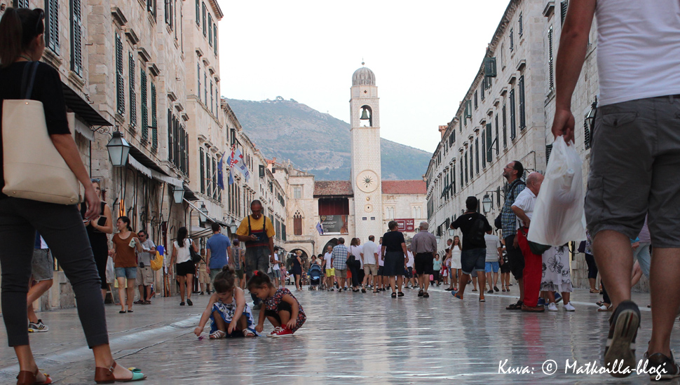 Keskiviikon kuva: Kävelykatu Stradun Dubrovnik, Kroatia. Kuva: © Matkoilla-blogi
