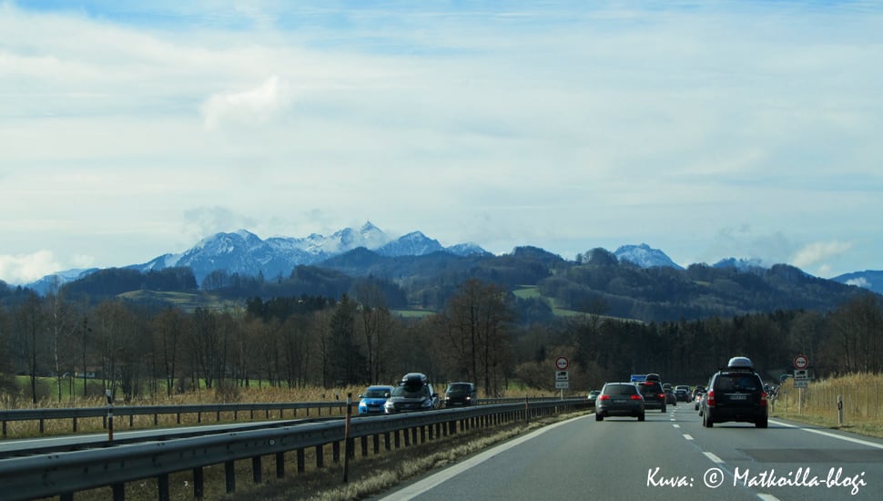 Autobahn A8, Salzburg - München. Kuva: © Matkoilla-blogi