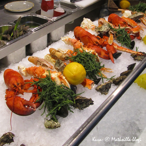 Bistrotekin äyriäistiskin herkkuja. Kuva: © Matkoilla-blogi