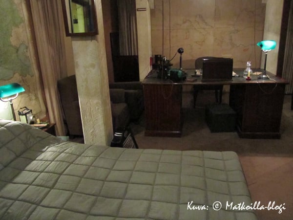 Churchill War Rooms - Winston Churchillin makuuhuone, Lontoo. Kuva: © Matkoilla-blogi