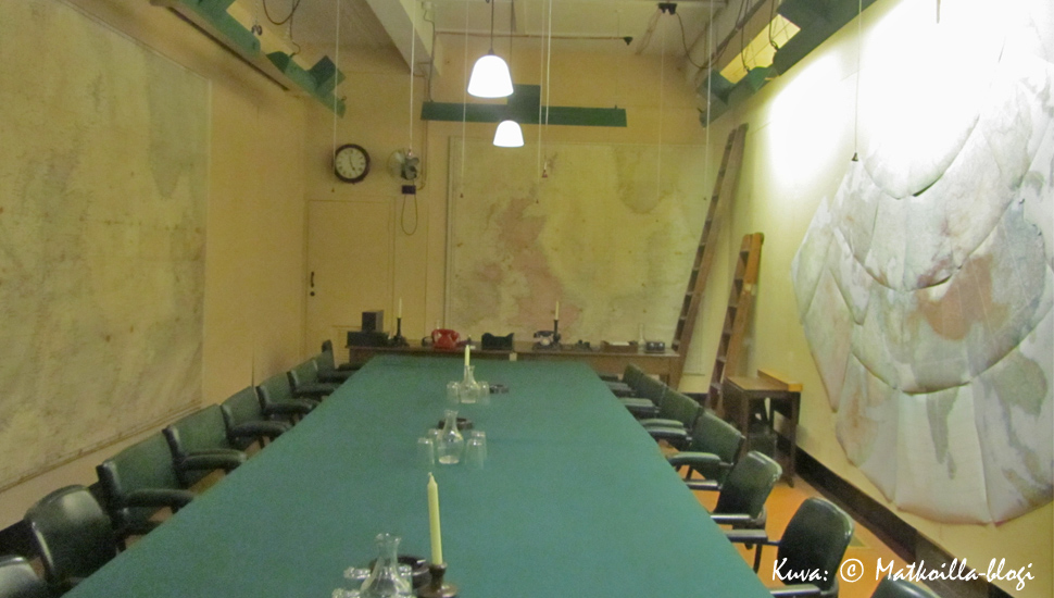 Churchill War Rooms - tilannehuone, Lontoo. Kuva: © Matkoilla-blogi